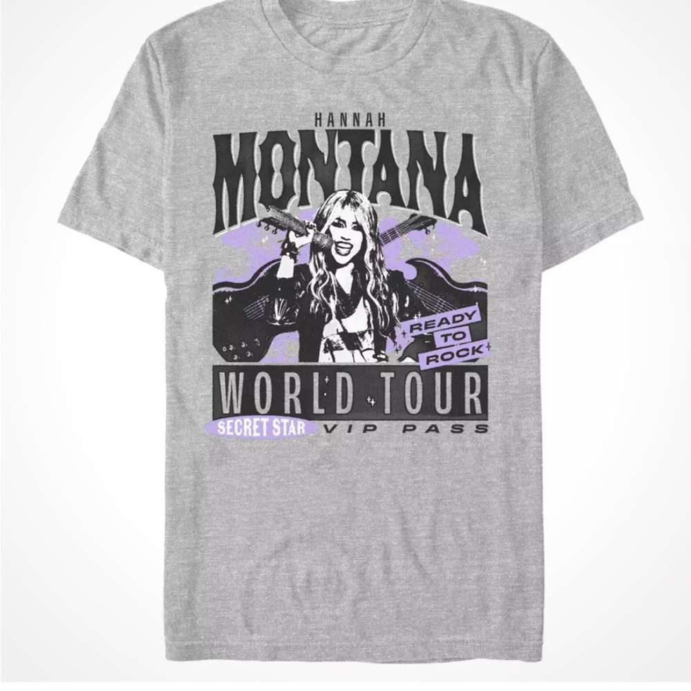 Hannah Montana World Tour T-Shirt for Adults